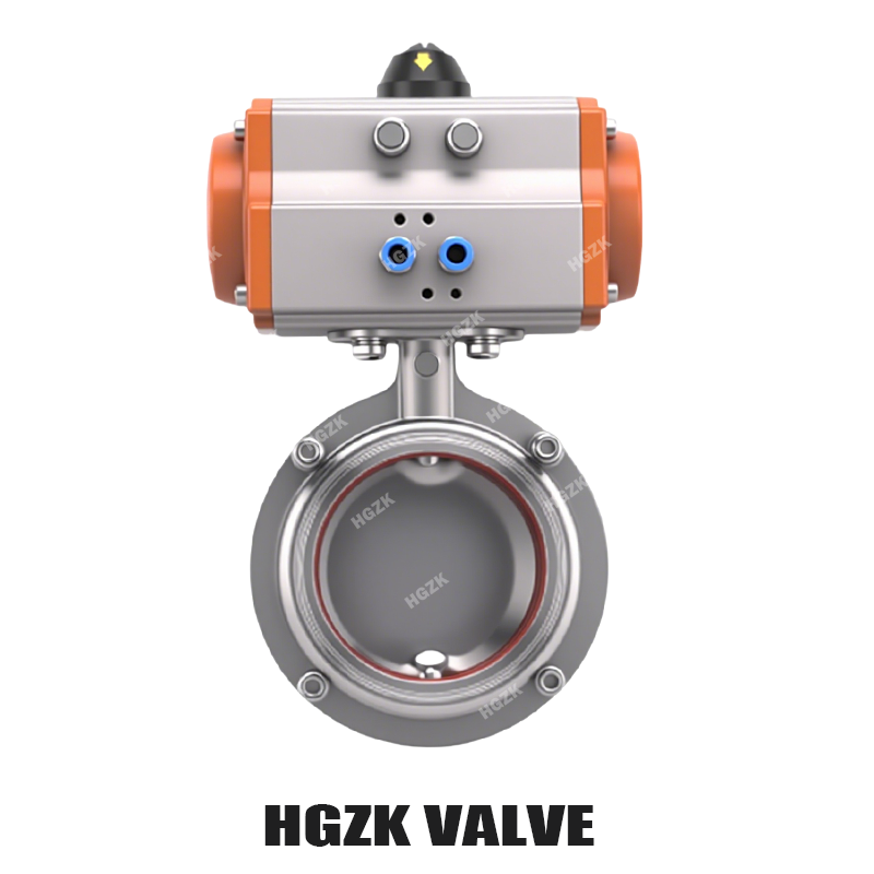 Van bướm lắp nhanh vệ sinh khí nén PDV-6PPG