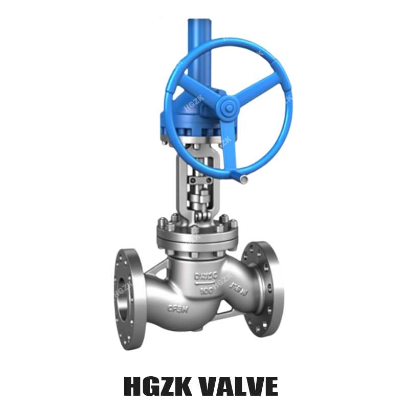 Bevel gear globe valve