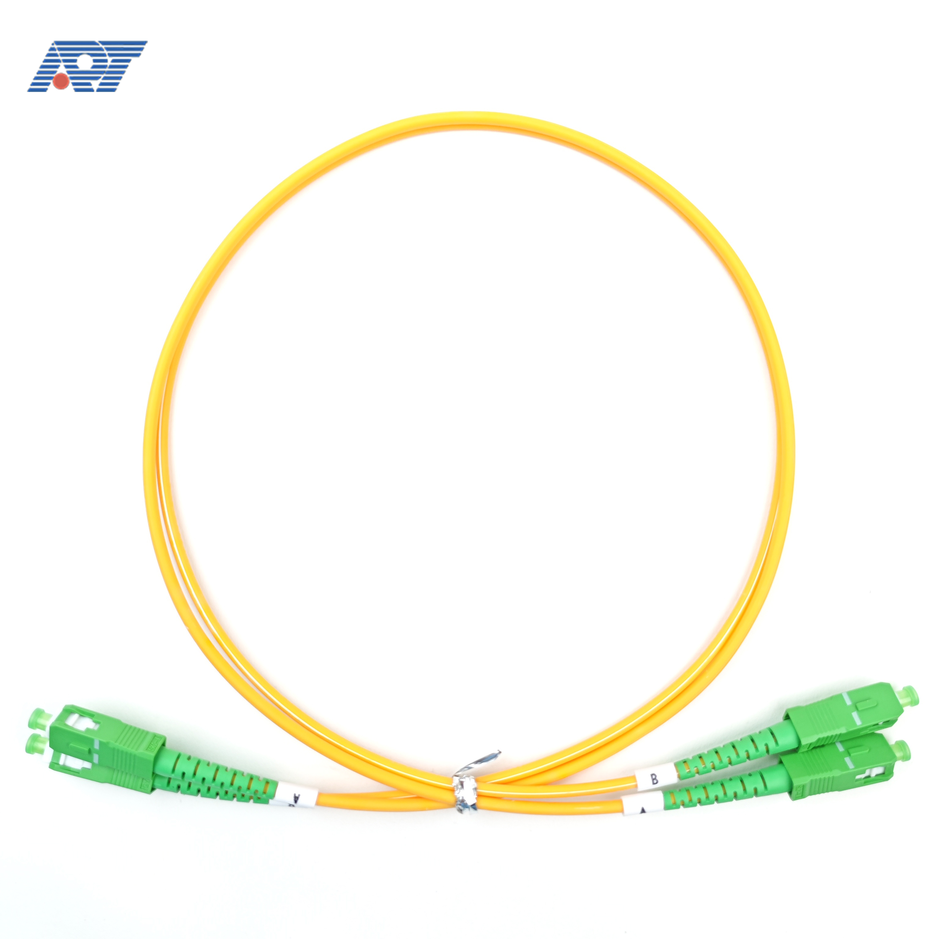 Patchcord-SC APC to SC APC Simplex Single Mode PVC (LSZH) 3.0*2mm Fiber