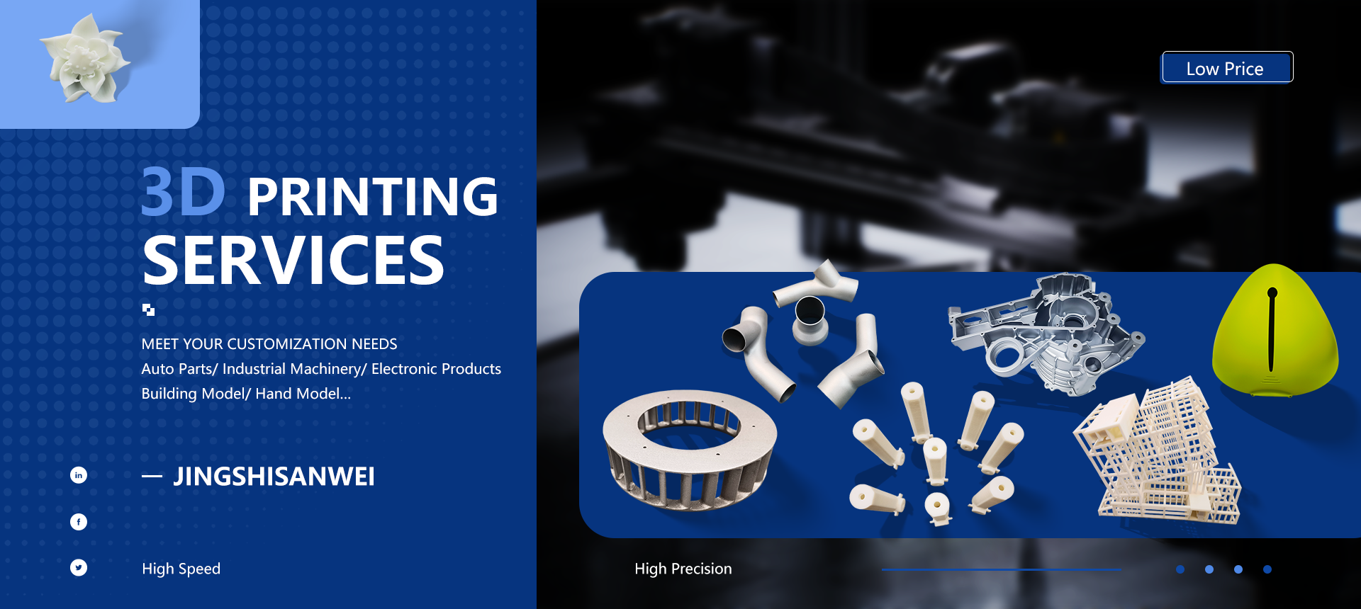 How does SLS 3D Print Service reduce material waste?