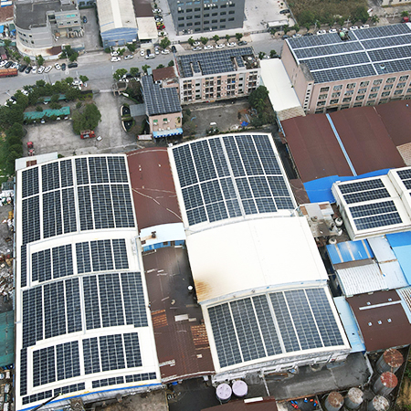 Foshan Well furniture Company 1.6MW on grid solar plant EPC solution