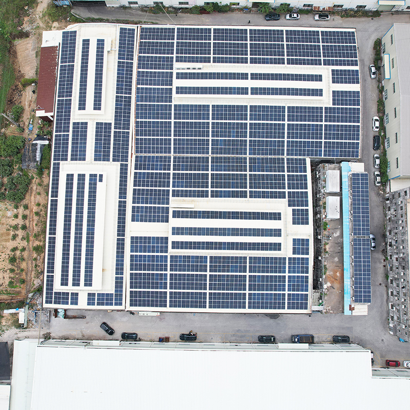 Jiangmen plastic factory 996kWp on grid solar plant EPC solution