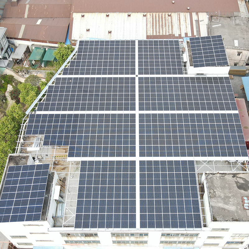 Guangzhou clothes factory 262kWp PV Power station / solar power system