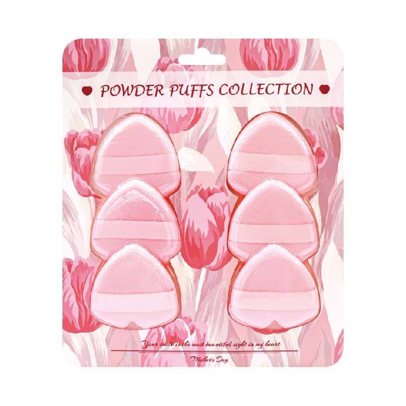 Set Puff Bedak Pink