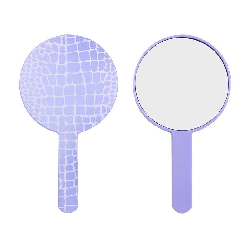 Siri Python Ungu Cermin Tangan Bulat