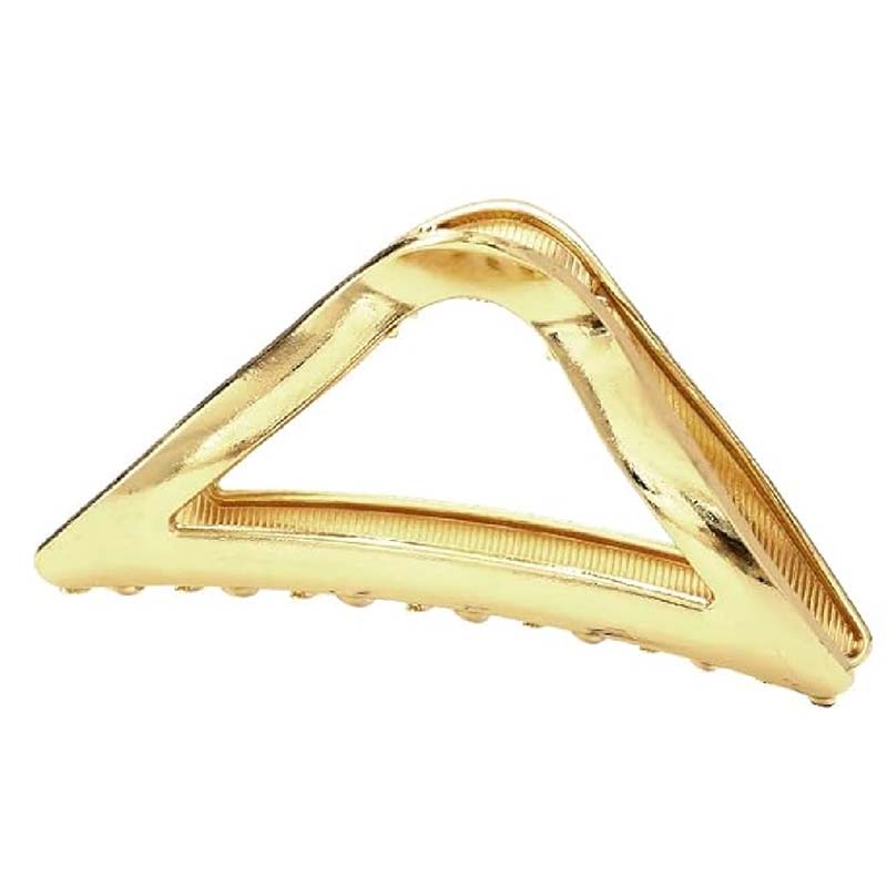 Clip pour cheveux en métal doré