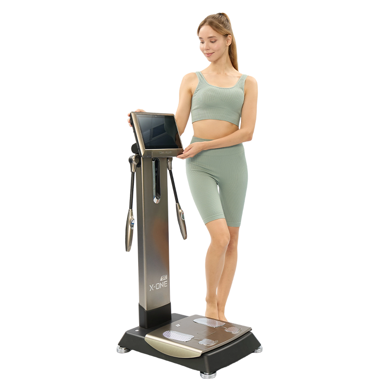 Речете довидоца на весувачките и здрави мерки на составот на телото со скенирање на проценти од mast