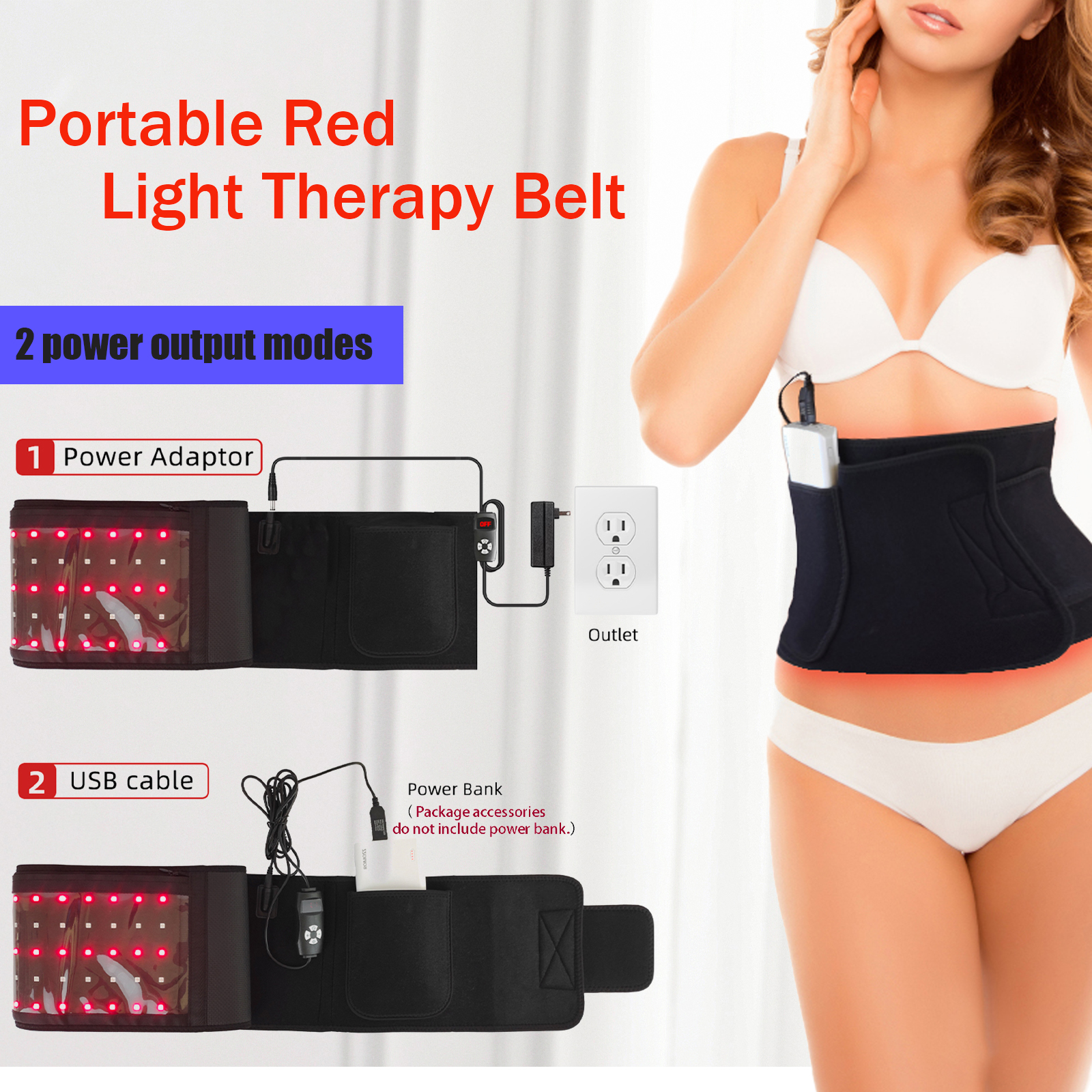 Boost Recovery and Relieve Pain with JUNNEELED Red Light Therapy Belt