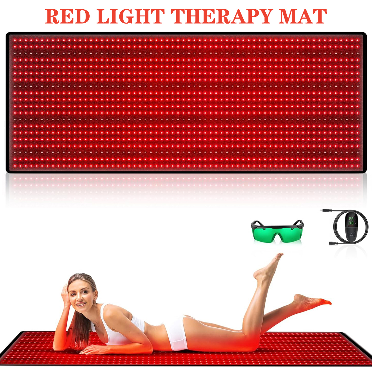 1280 Ledsfull Body Red Light Therapy Mat