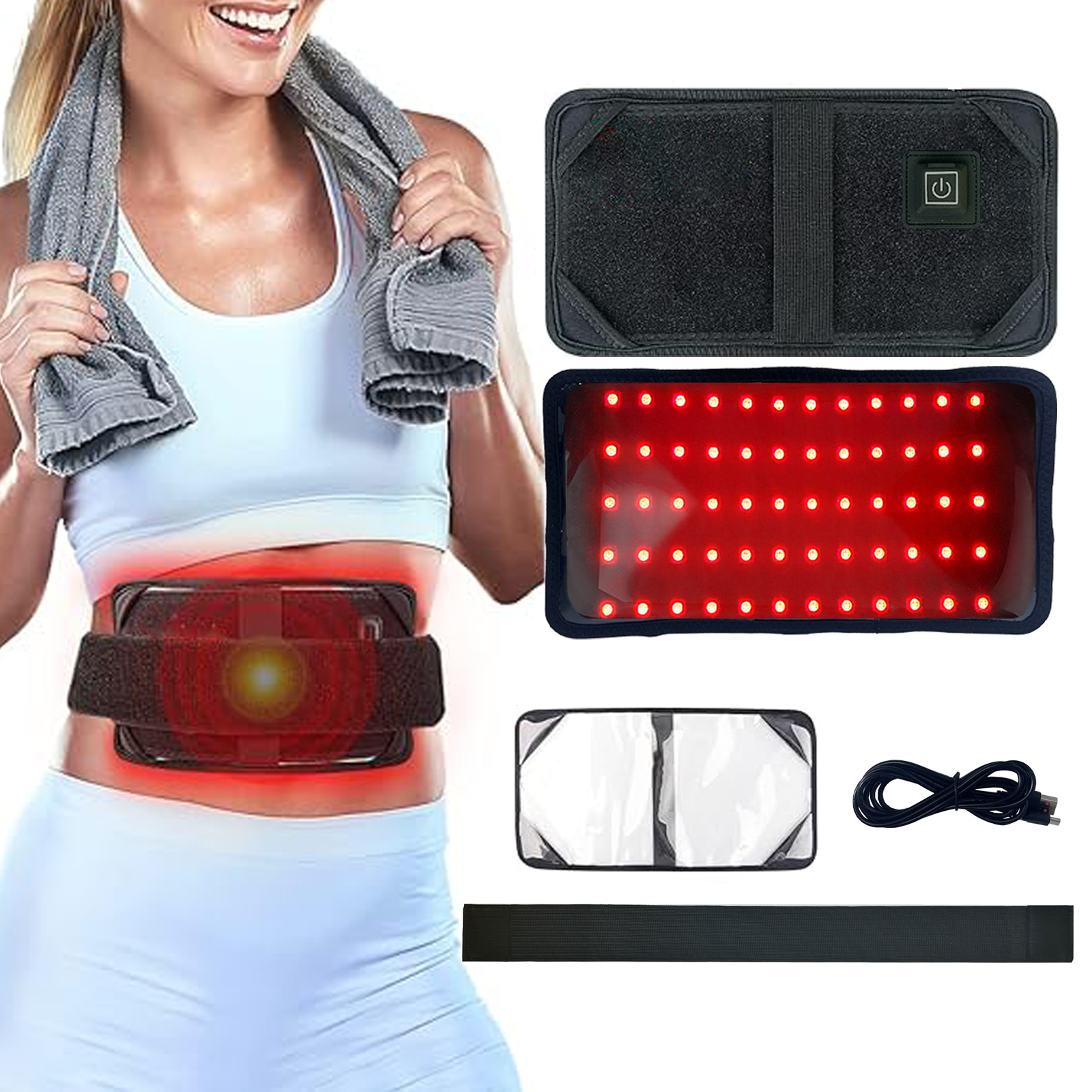 JUNNEELED Red Light Therapy Pad: Versatile Pain Relief for an Active Lifestyle