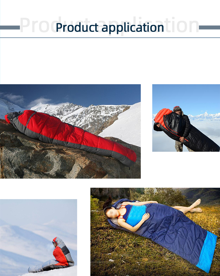 Rectangle Sleeping Bag with Hood supplier