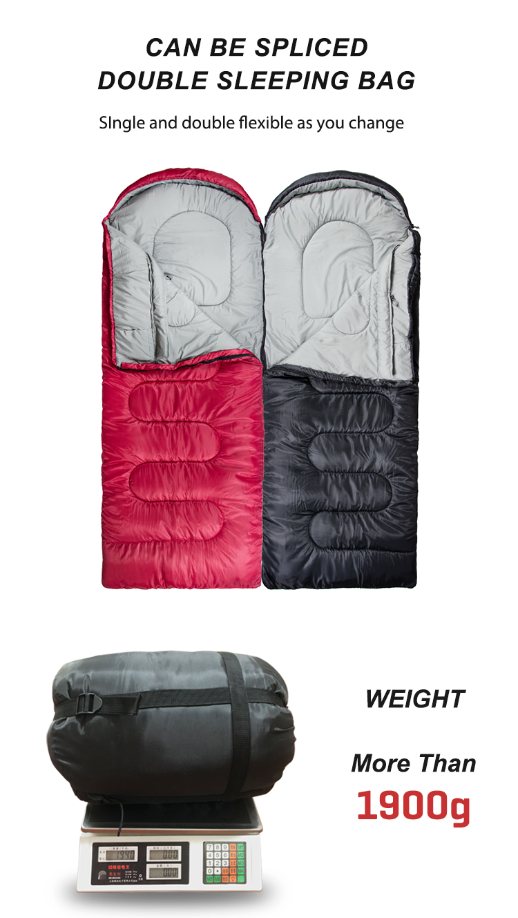 Winter Thick Warm Sleeping Bag Wide Large Size For More Comfortable Use manufacture
