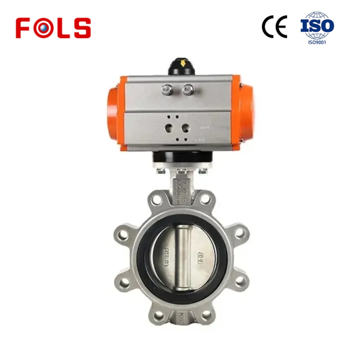 FOLS Pneumatic EPDM lug butterfly valve