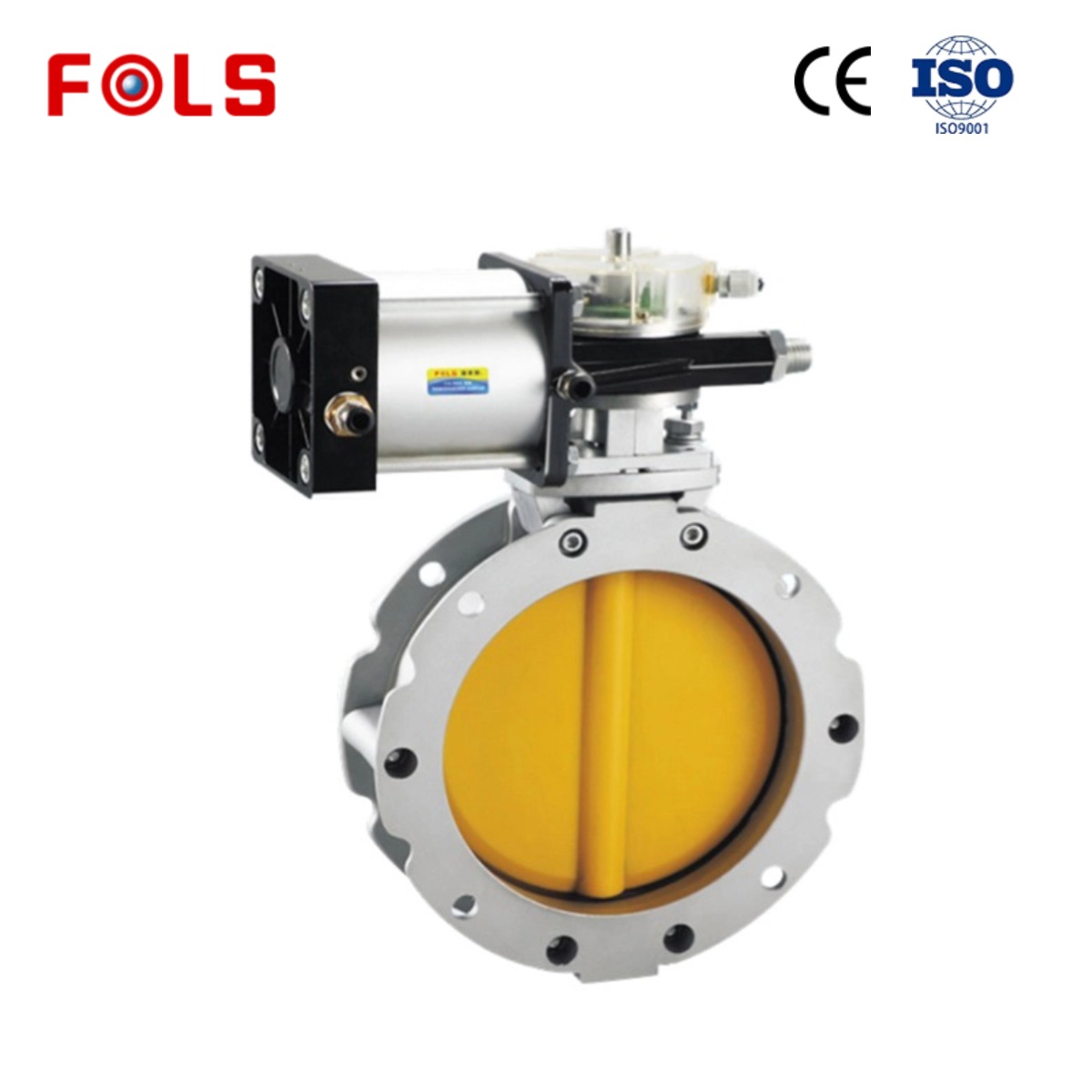FOLS Pneumatic powder butterfly valve