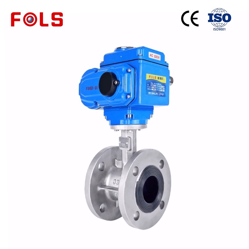 Industrial - Grade Electric Butterfly Valves by FOLS Valve