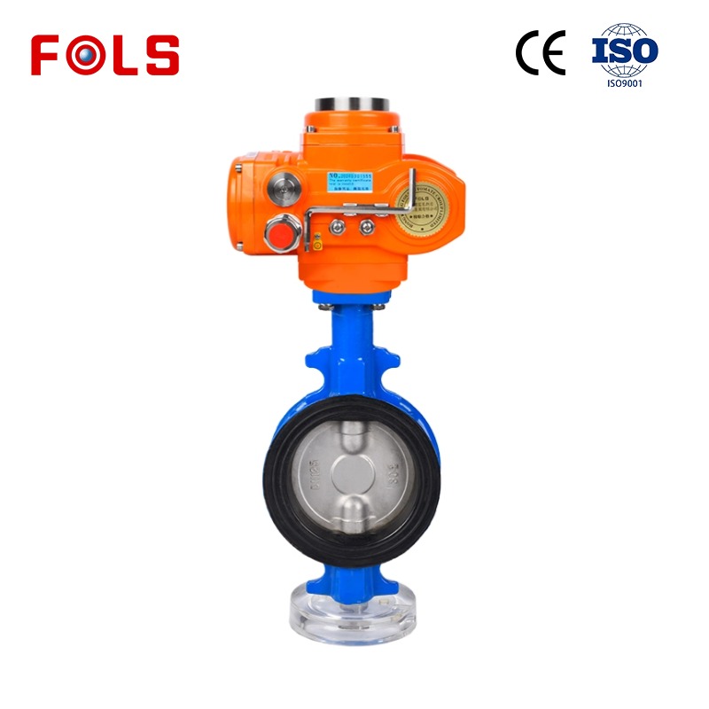 Electric Butterfly Valves with Actuators by FOLS Valve