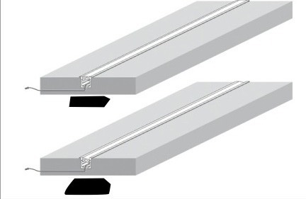 Slotted Linear Lamp: Adjustable Brightness & Color Temperature for Custom Lighting