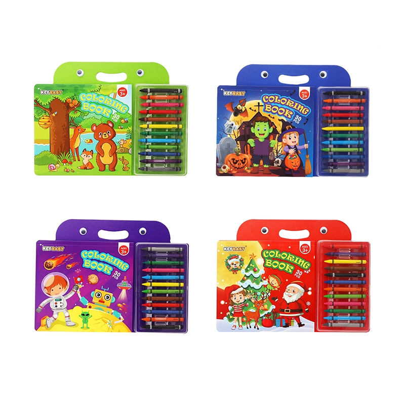 Buntstiftmalbuch mit Griff