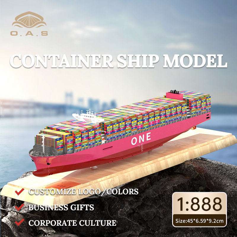 【L】1:888 מודל אונייה של תanker/ONE עם לוגו/צבעים לפי בקשתך