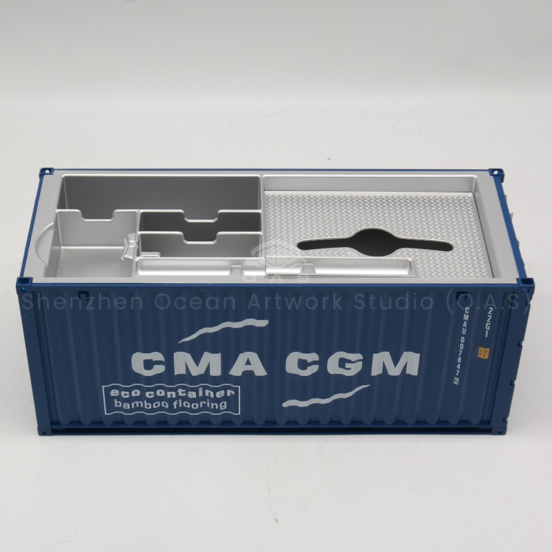 【L】1:20 علبة تخزين/تخصيص ألوان الشعار/Cma cgm