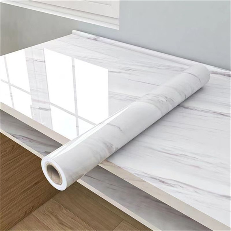 Home Office Kitchen Cabinet Lamination Panel Sheet Protection Films PETG Furniture Decorative Marble Films