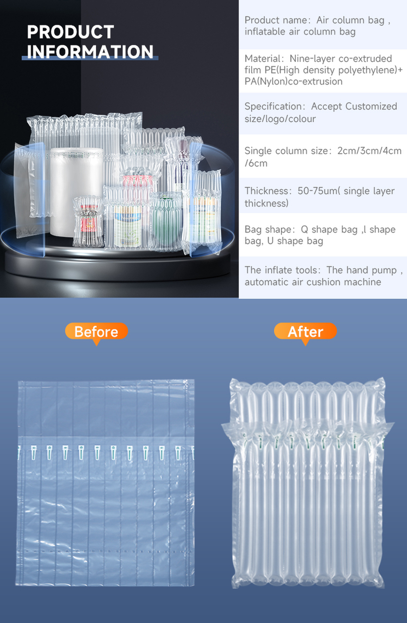 Inflatable Plastic Bags For Packaging manufacture