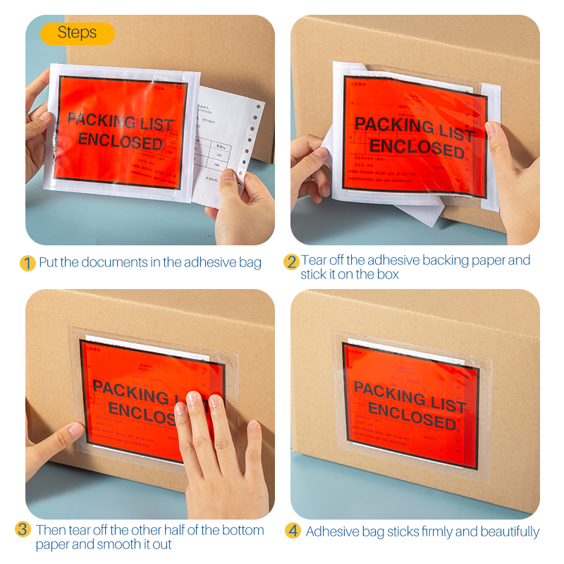 Packing Slip Pouch manufacture