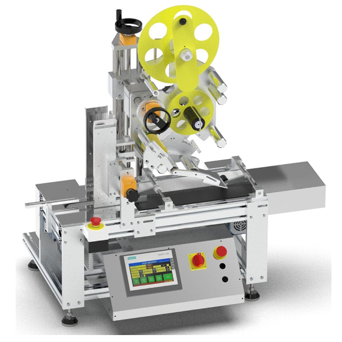 Desktop tag labeling machine