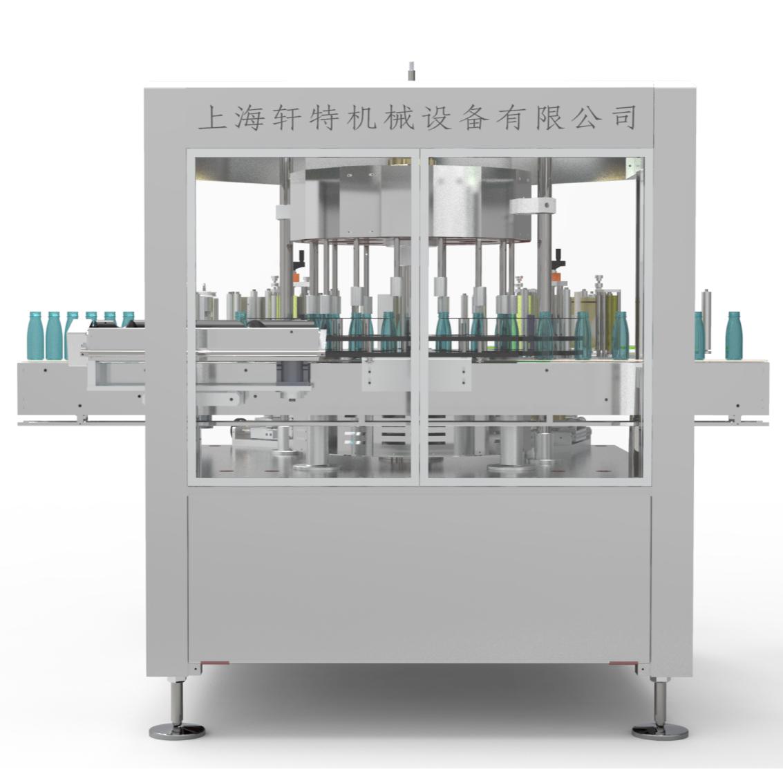 High speed rotary way wrap around labeler