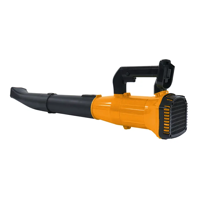 How do noise levels of cordless leaf blowers impact their use in residential areas?