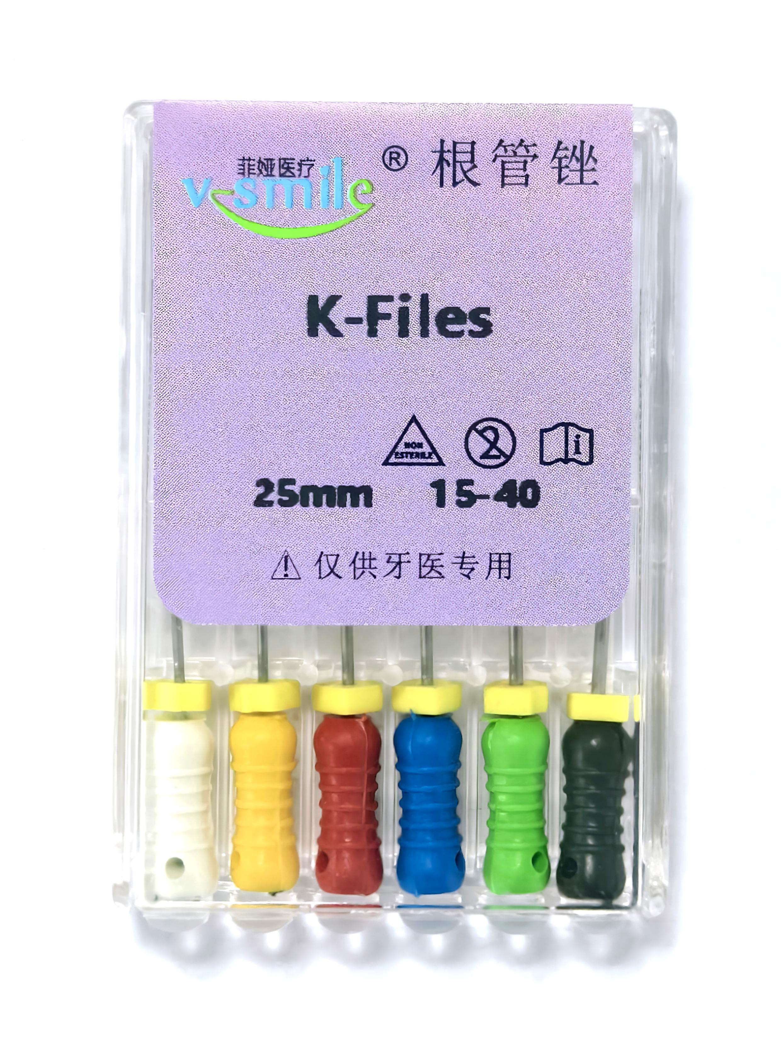 Endodontic Files/K-Files/Manual Nickel-Titanium Files