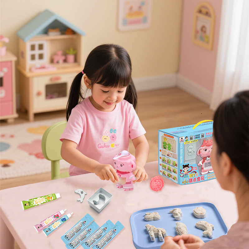 SETS של Jiasheng Play Doh - צור, שחק ויהנה מפנאי אכילה