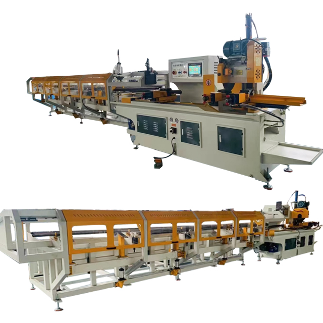 Automatic loading and feeding  pipe cutting  machine