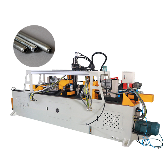 Double head moulding round head machine pipe end forming machine steel pipe flanging machine