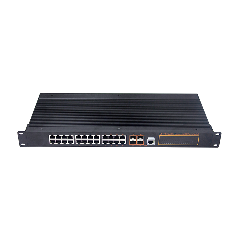 (ZX424GST4-M-SFP) 24 Port gigabit +4 Port 10G SFP L3 Managed Industrial Switch