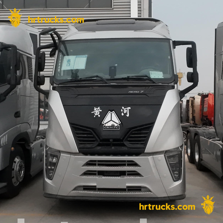 YELLOW RILVER TRACTOR TRUCK silvery 6×4