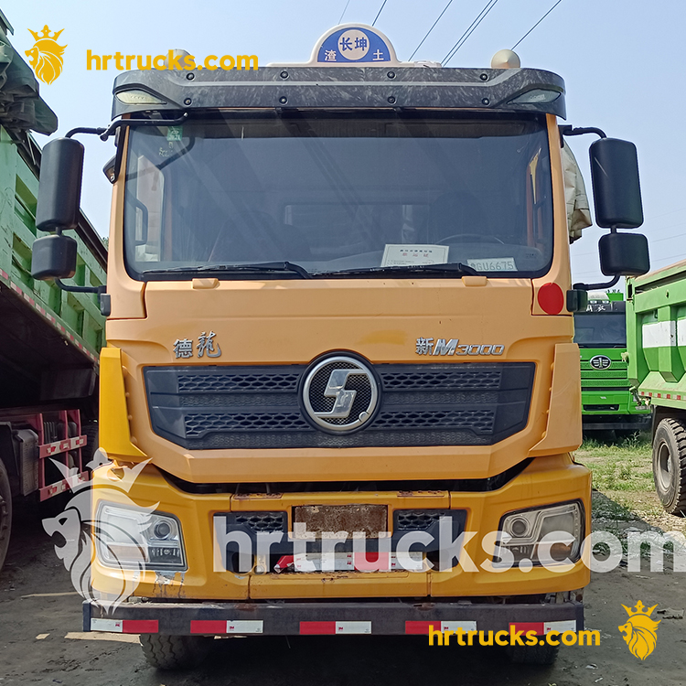 shacman dump truck yellow 8*4