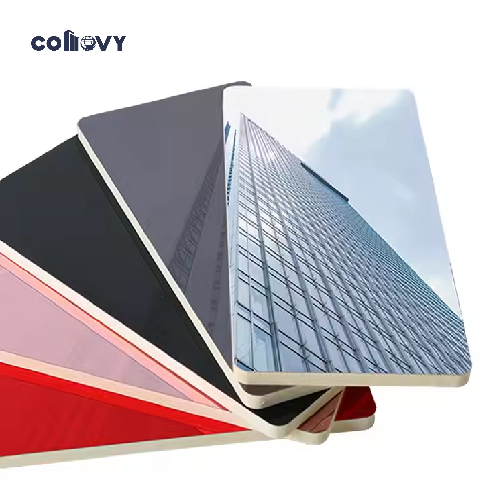 미러 베네어 대나무 벽 패널