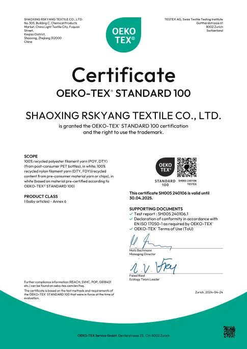 OEKO-TEX® STANDARD 100 Certified: What It Means and Why It Matters