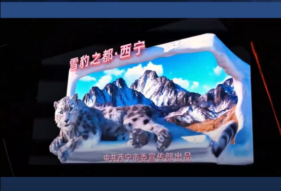 Skyworth outdoor 435㎡ LED with nake eye 3D Video in QingHai province