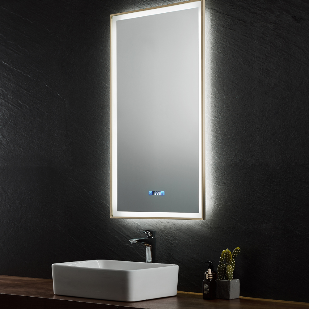 Kwalità Għanda Smart Baġn Touch Switċ Screen Mirror Glass Wifi Washroom Vanity Led Isviċċju Harba Bath Mirror