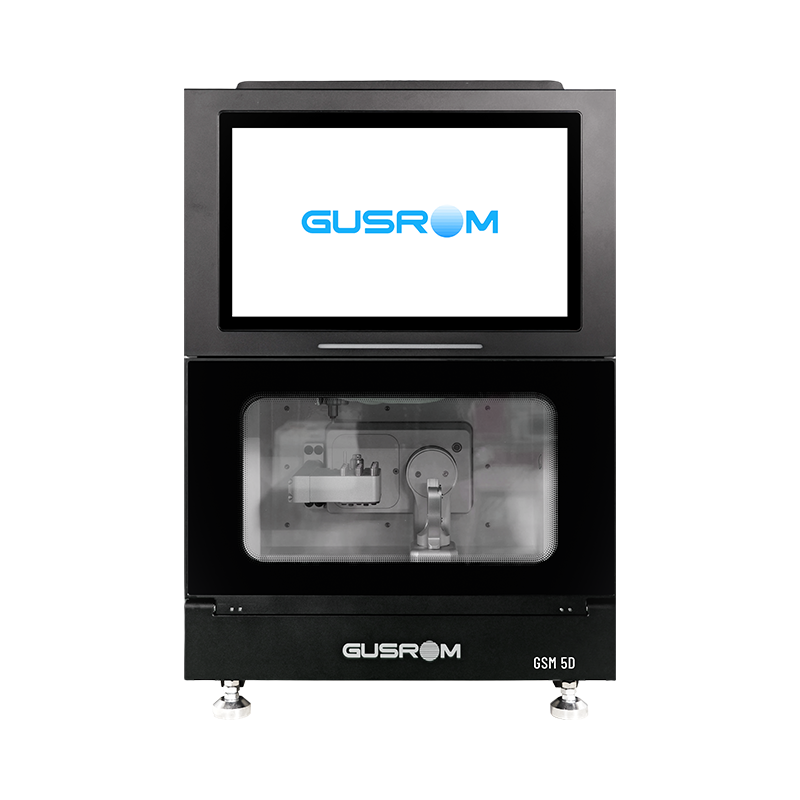 เครื่องกัดแบบแห้ง Gusrom GSM 5D สำหรับกระบวนการทำงานดิจิทัลในห้องปฏิบัติการทันตกรรมแบบไม่หยุดนิ่งตลอด 24/7