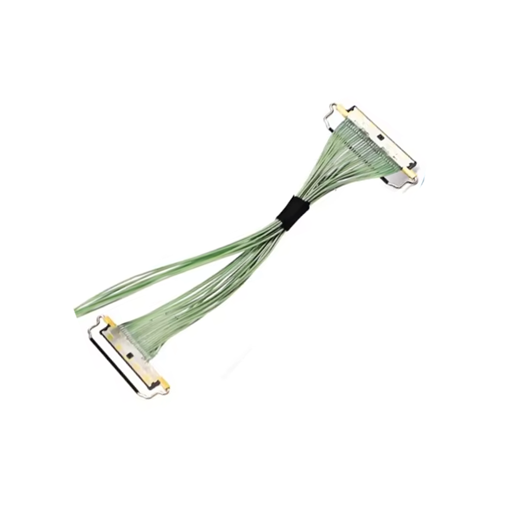תאימות מותנית 42AWG כבל קואקסיאלי מיקרו להרכבה עבור רכב בלתי מאויש (UAV) חגורת תיל