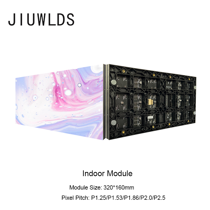 JIUWLDS מודול מסך תצוגה LED פנימי P1.86