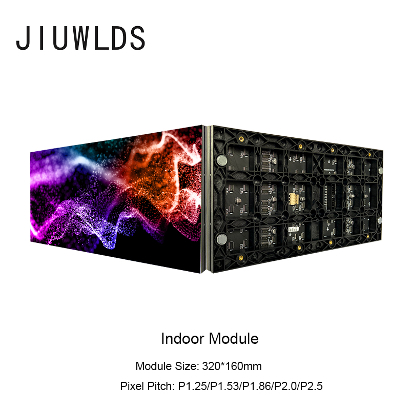 JIUWLDS מסך תצוגה LED פנימי עם קצב רענון גבוה
