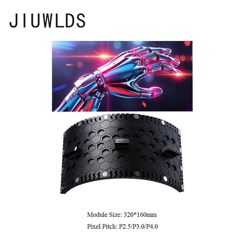 מודול תצוגה LED מוצל נמוך גמיש למחוץ לבית P4.0