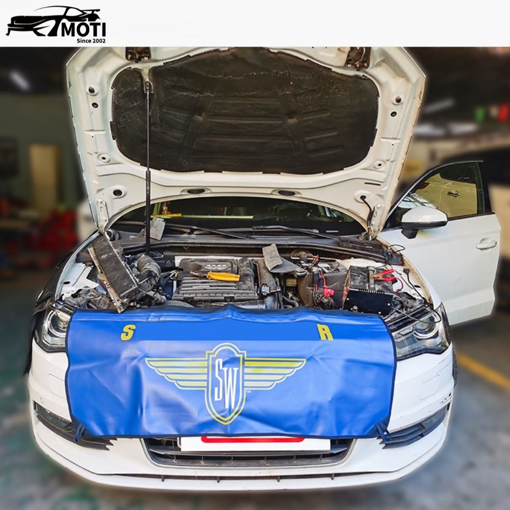 Populær Produkt Bil Fender Cover Automotiv PU Skinn Vannrett Bil Fender Covers Med Magnet