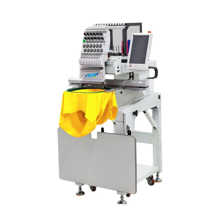 מכונת רקמה ממוחשבת עם ראש יחיד, אוטומטית, ביתית קטנה, מהירה, לרקמת בגדים
