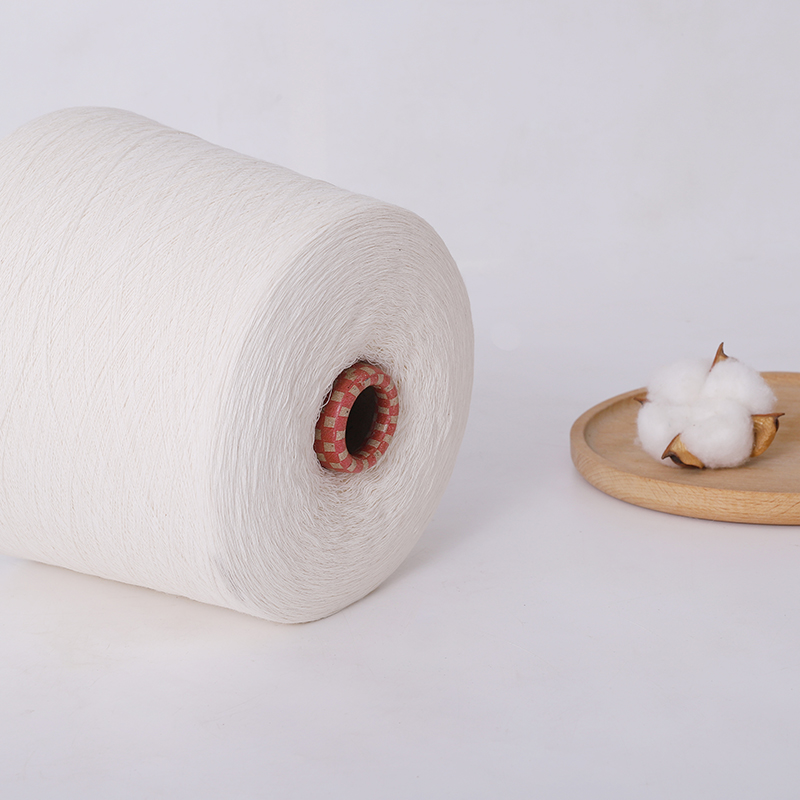 100% Cotone Bianco Grosso Filato Anello Pettinato Ne8 Ne12 Ne16