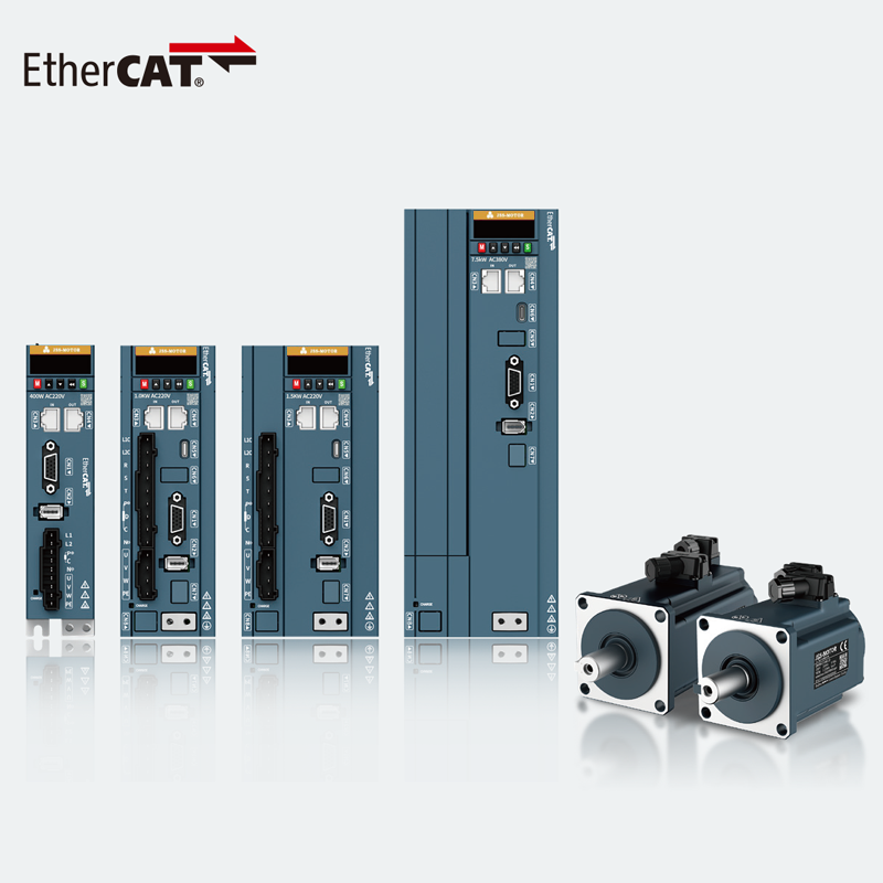 JSS715N 17-bit absoulte encoder servo motor and Ethercat servo drive